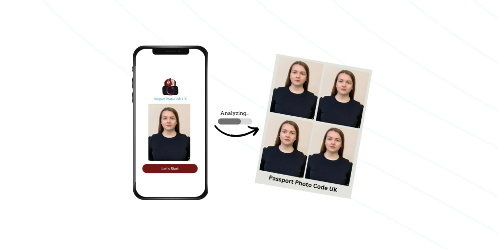 Passport photo booth and digital photo code options in the UK